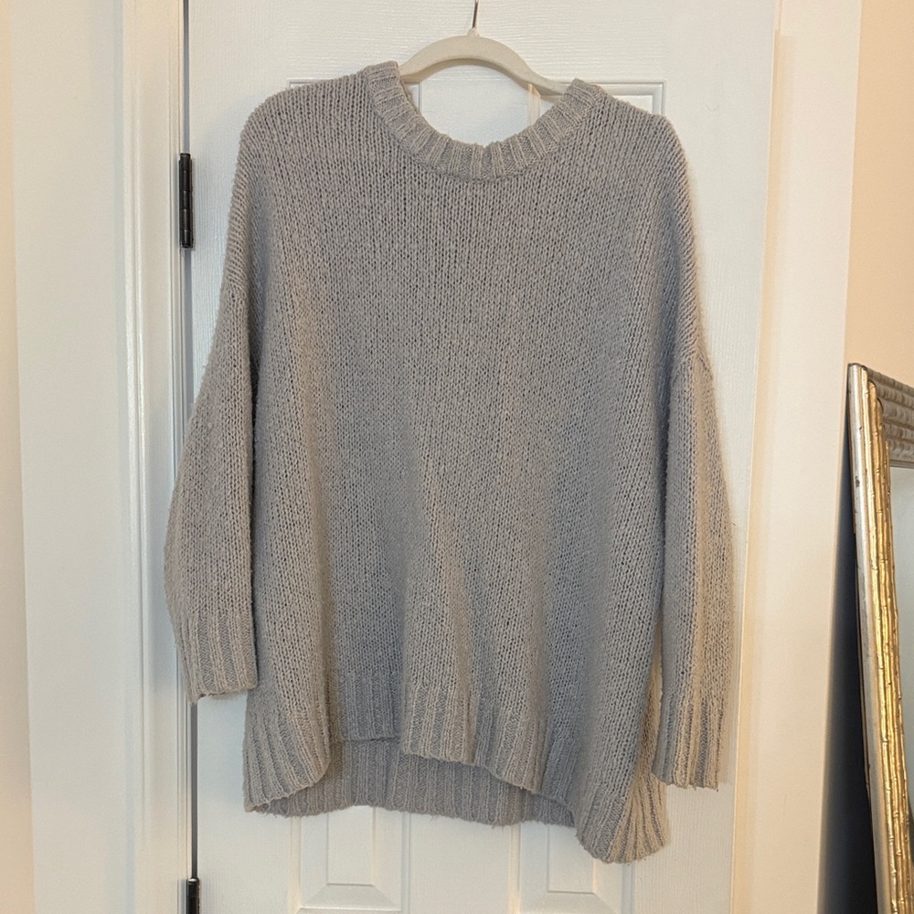 Aerie Oversized Cozy Gray Women's Sweater